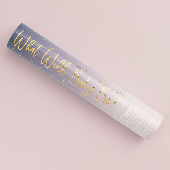 Gender Reveal Rook kanon roze met confetti Felicidad